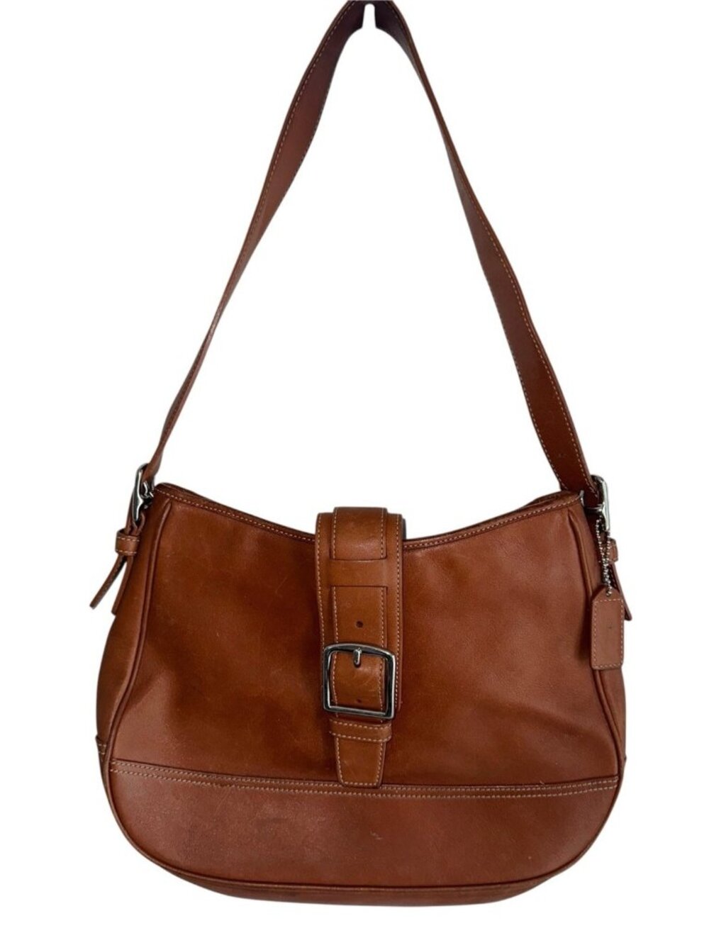 VTG Coach Y2K Hampton Hobo Shoulder Bag Purse 7583 Brown Leather C3S-7583